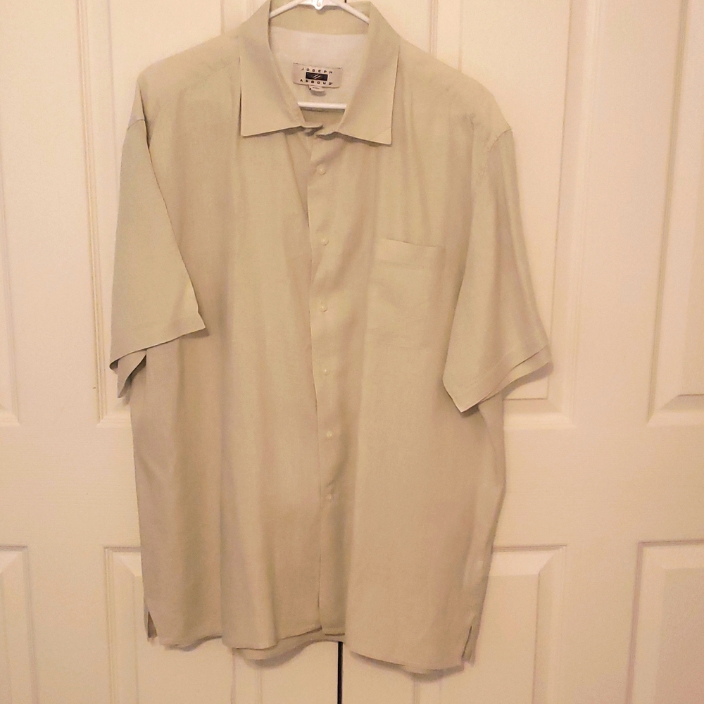 Men's xxl Joseph Abboud linen shirt button up
